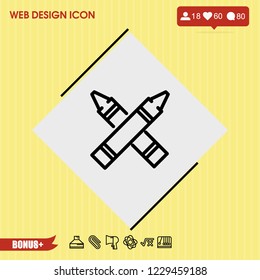 Highlighter icon vector