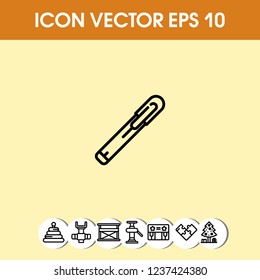 Highlighter icon vector