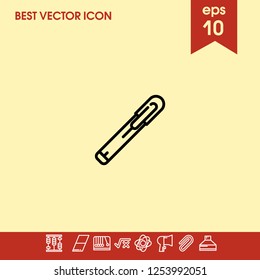 Highlighter icon vector