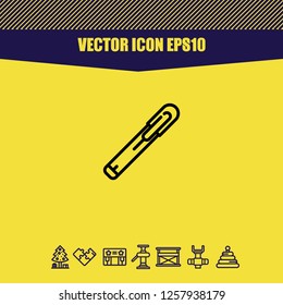 Highlighter icon vector