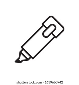 highlighter icon vector design template