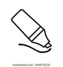 Highlighter icon vector design templates simple and modern concept