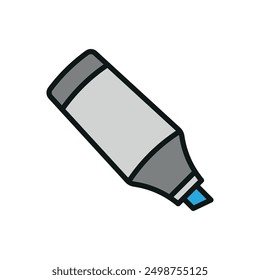 Plantillas de diseño de Vector de icono de resaltador concepto simple y moderno