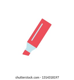Highlighter Icon Vector Illustration in Flat Style for Any Purpose