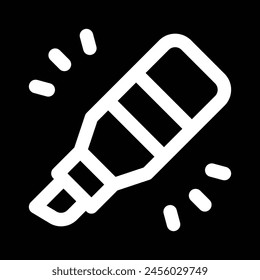 icono de resaltador diseño de contorno de Vector