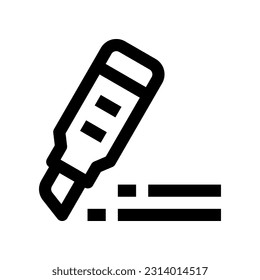 highlighter icon for your website, mobile, presentation, and logo design.