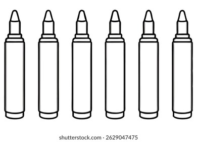 Highlighter Line Art Unique Sketch for Digital Art Illustration 