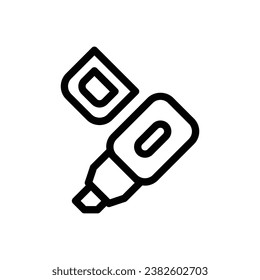 logotipo de icono de línea de resaltado para sitio web, aplicación, impresión, documento, diseño de afiches, etc, adecuado para diseño web, logotipo, aplicación