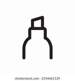 highlighter marker icon sign vector