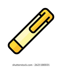 Icono de marcador de resaltador. Ilustración vectorial