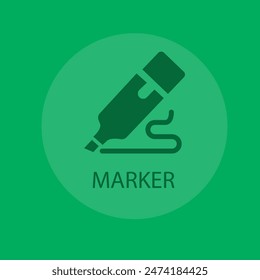 Highlighter marker icon vector image