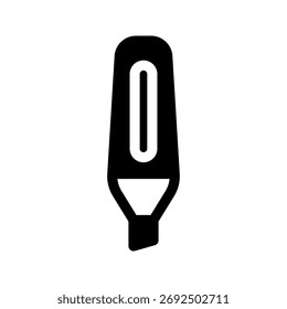 Highlighter Marker Icon Vector Symbol Design Illustration