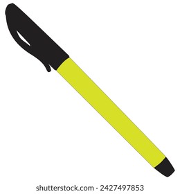A highlighter pen in color
