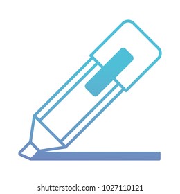 highlighter pen isolated icon