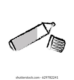 highlighter pen isolated icon