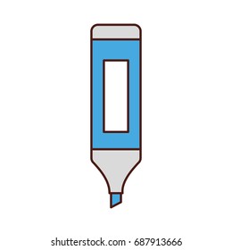 highlighter pen isolated icon