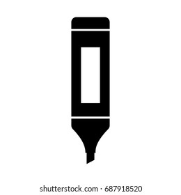 highlighter pen isolated icon