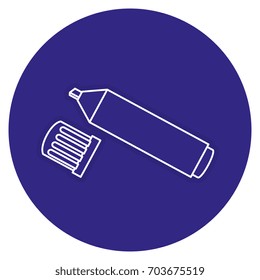 highlighter pen isolated icon