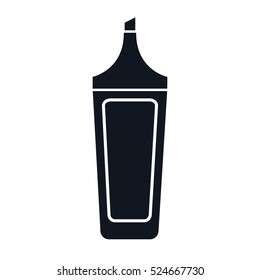 highlighter pen marker icon vector illustration graphic design