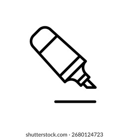 signo de resaltador símbolo Vector Plantilla
