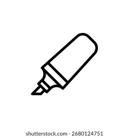 signo de resaltador símbolo Vector Plantilla