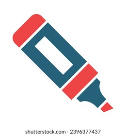 Highlighter Vector Glyph Two Color Icons For Personal And Commercial Use.
