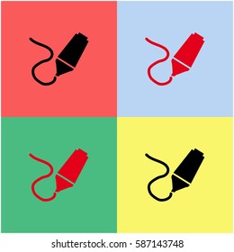 Highlighter vector  icon.