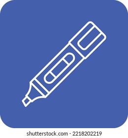 Highlighter vector icon. Can be used for printing, mobile and web applications.