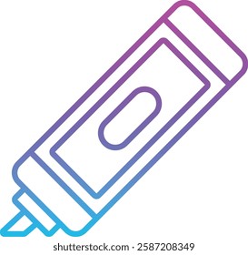 Highlighter vector icon. Can be used for printing, mobile and web applications.