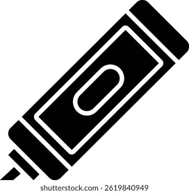 Highlighter vector icon. Can be used for printing, mobile and web applications.