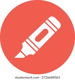 Highlighter Vector Icon Design Illustration