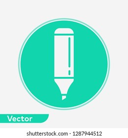 Highlighter vector icon sign symbol