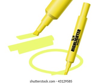 Highlighter - Vector Illustration