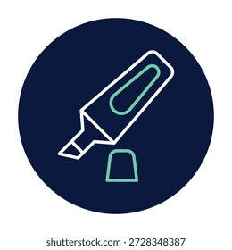 Vector resaltador, píxel perfecto, archivo ilustrador 