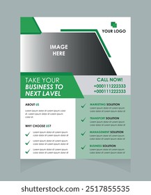 Highly acceptable Flyer layout design. Corporate business report cover, brochure or flyer design. Leaflet presentation. Teal Flyer with abstract circle, round shapes background. Modern poster magazine