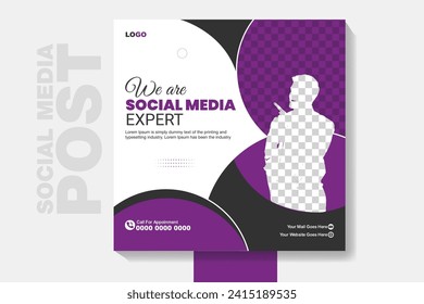 A highly Corporate Social Media post design template suitable for advertising your business to increase your customer. Besides that, you can use it all Corporate related business.