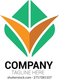 Vector moderno abstracto elegante altamente creativo del diseño del logotipo para las empresas versátiles