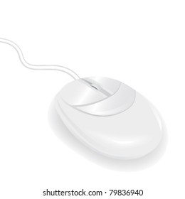 highly detailed 3d computer mouse