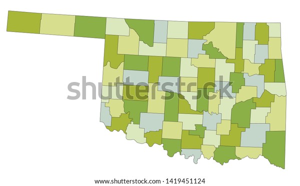 Highly Detailed Editable Political Map Separated Stock Vector (royalty 