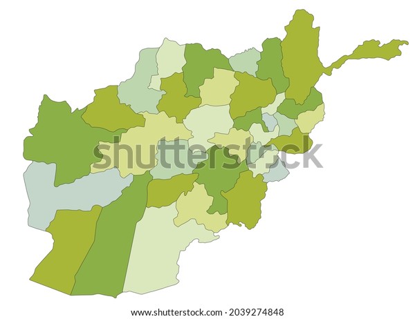 Highly Detailed Editable Political Map Separated Stock Vector Royalty Free 2039274848 1602