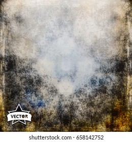 Highly detailed grunge vector background