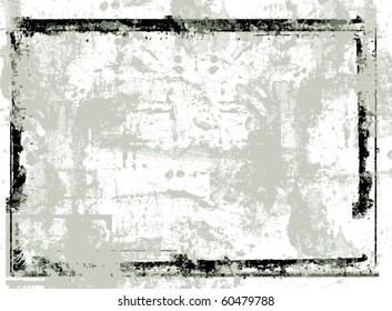 Highly detailed grunge Vector frame  with space for your text or image. Great grunge  frame for your projects