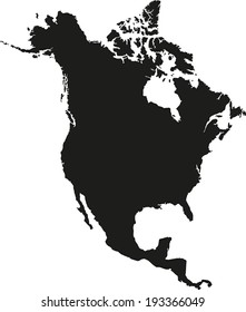 Espléndido mapa de Norteamérica.