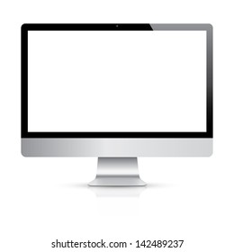 Highly detailed responsive desktop computer vector