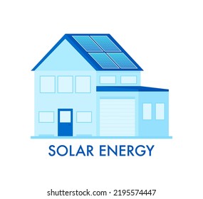 Highly Detailed Solar Panel. Modern Alternative Eco Green Energy. Vector stock illustration.