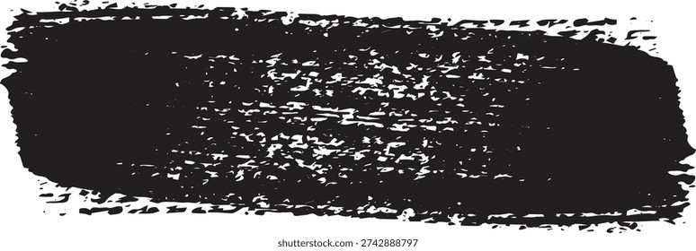 A highly pixelated black and white image featuring a distressed, grunge texture with significant noise and a predominantly dark color scheme on a white background.