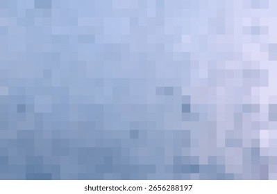 Una textura de tono azul claro altamente pixelada, adecuada para su uso como fondo en proyectos de diseño digital. EPS 10. Ilustración vectorial