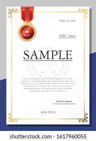 Highly simple design certificate listing