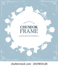 Highly utilized autumn Chuseok frame design 