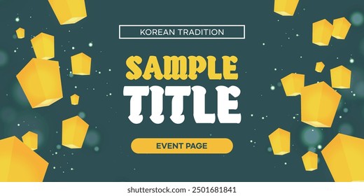 Highly utilized Chuseok Traditional Holiday Banner Template